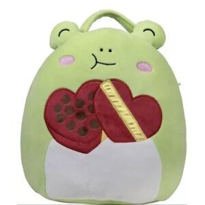 NEW Squishmallows Frog Heart Wendy Valentine's Halloween Easter Bucket Basket